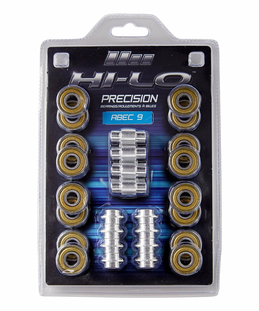 BAUER HI-LO ABEC 9 608 ROLLER HOCKEY BEARINGS 2 BAUER HI-LO ABEC 9 608 ROLLER HOCKEY BEARINGS