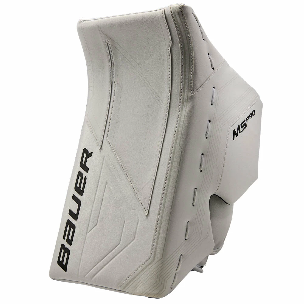 BAUER SUPREME M5 PRO SENIOR BLOCKER - WHITE 3 BAUER SUPREME M5 PRO SENIOR BLOCKER - WHITE