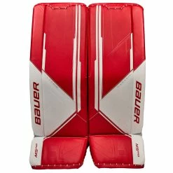 BAUER SUPREME M5PRO INTERMEDIATE GOALIE PADS -Hockey Pants Sales BAUER SUPREME M5PRO GOALIE PADS RED