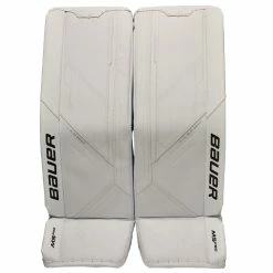 BAUER SUPREME M5PRO INTERMEDIATE GOALIE PADS - WHITE