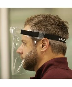 BAUER INTEGRATED CAP FACE SHIELD -Hockey Pants Sales Bauer Cap Face Shield 2