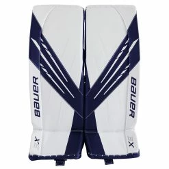 BAUER VAPOR 3X SENIOR GOALIE PADS -Hockey Pants Sales Bauer Vapor 3X Goalie Pads White Navy