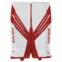 BAUER VAPOR 3X INTERMEDIATE GOALIE PADS 15 BAUER VAPOR 3X INTERMEDIATE GOALIE PADS -Hockey Pants Sales Bauer Vapor 3X Goalie Pads White Red 7a8d731b 0ba3 422f a2b5 230fa835c200