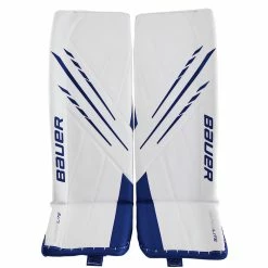 BAUER VAPOR HYPERLITE SENIOR GOALIE PADS -Hockey Pants Sales Bauer Vapor Hyperlite Goalie Pads Blue White