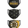 FOCO BOSTON BRUINS KIDS NON-MEDICAL FACE MASKS - 3 PACK -Hockey Pants Sales Boston Bruins Kids Fabric Face Masks 3 Pack