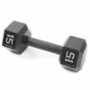 CAP BARBELL 15 LB HEX DUMBBELL