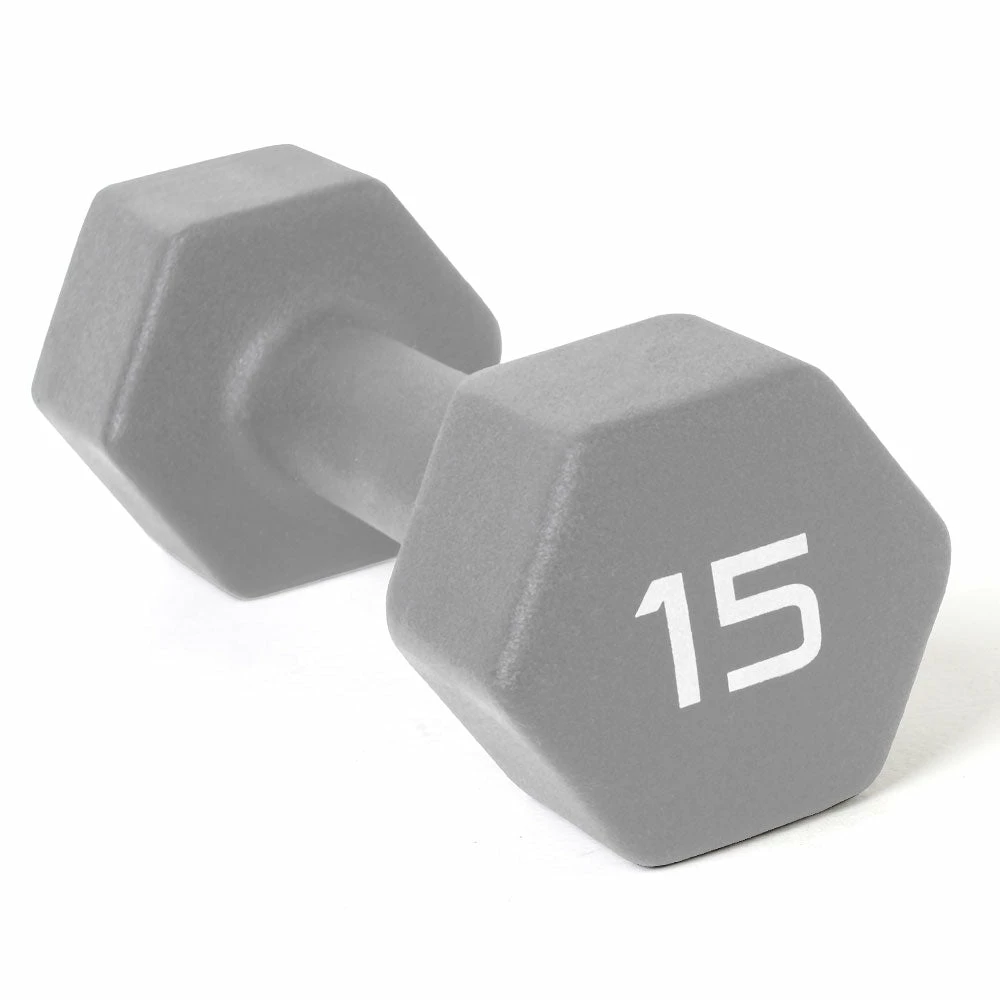 CAP BARBELL 15 LB NEOPRENE DUMBBELL 3 CAP BARBELL 15 LB NEOPRENE DUMBBELL