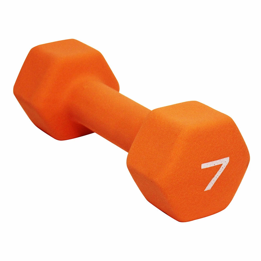 CAP BARBELL 7 LB NEOPRENE DUMBBELL 3 CAP BARBELL 7 LB NEOPRENE DUMBBELL