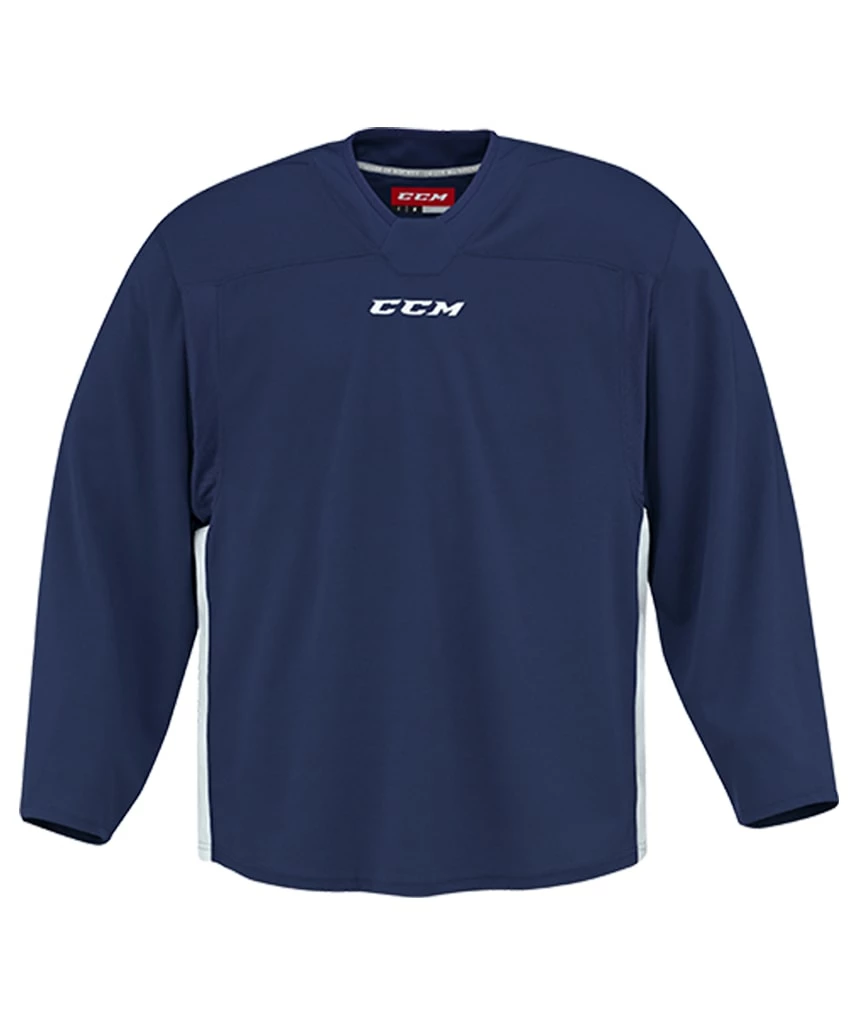 CCM 6000 MID SENIOR PRACTICE JERSEY - NAVY/WHITE 3 CCM 6000 MID SENIOR PRACTICE JERSEY - NAVY/WHITE