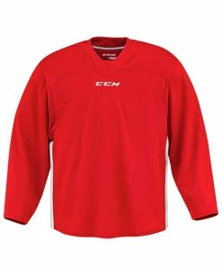 CCM 6000 MID SENIOR PRACTICE JERSEY - RED/WHITE