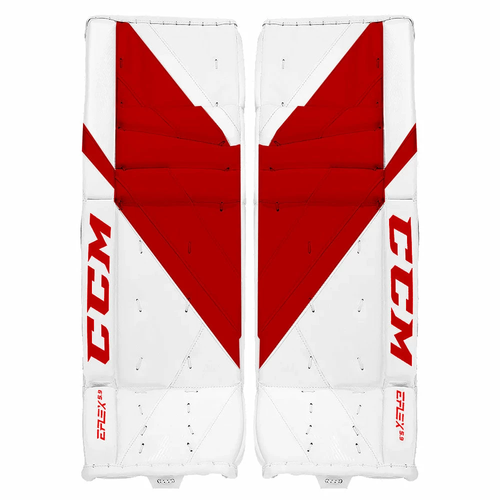CCM EXTREME FLEX E5.9 INTERMEDIATE GOALIE PADS 3 CCM EXTREME FLEX E5.9 INTERMEDIATE GOALIE PADS