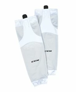 CCM SX6000 JUNIOR EDGE SOCKS - WHITE