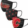 FOCO CALGARY FLAMES ADULT NON-MEDICAL FACE MASKS - 3 PACK 2 FOCO CALGARY FLAMES ADULT NON-MEDICAL FACE MASKS - 3 PACK -Hockey Pants Sales Calgary Flames Fabric Face Masks 3 Pack
