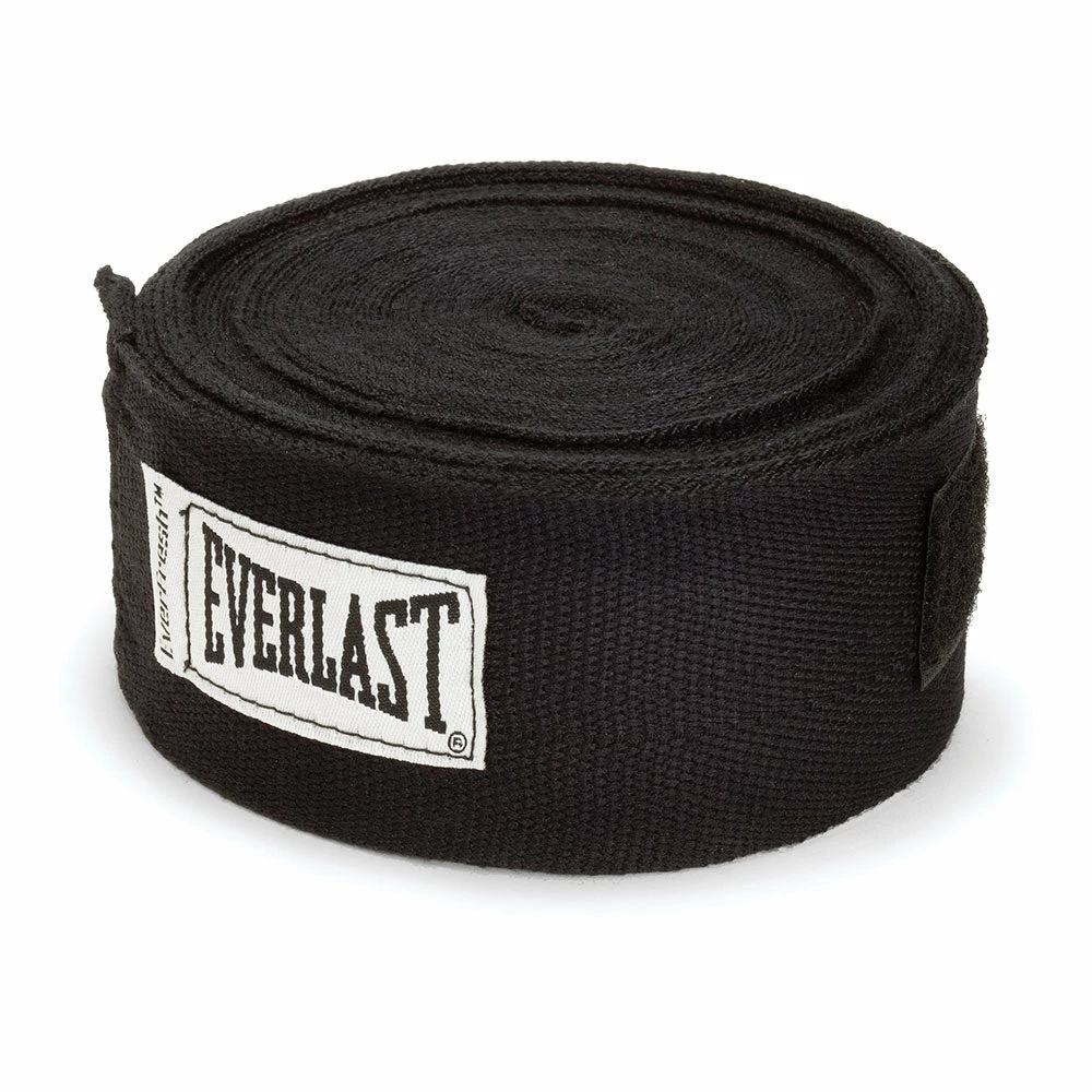 EVERLAST 180 INCH BLACK HAND WRAPS 3 EVERLAST 180 INCH BLACK HAND WRAPS
