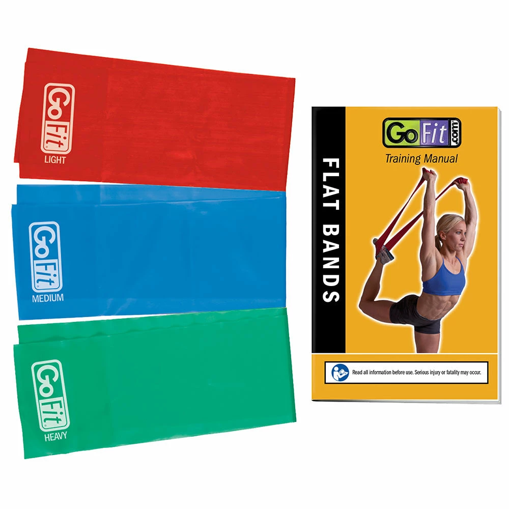 GOFIT POWER FLAT BANDS KIT 3 GOFIT POWER FLAT BANDS KIT