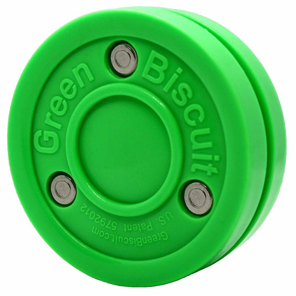 Pro Hockey Life GREEN BISCUIT TRAINING HOCKEY PUCK 3 Pro Hockey Life GREEN BISCUIT TRAINING HOCKEY PUCK