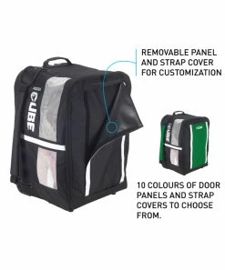 GRIT CUBE JUNIOR HOCKEY WHEEL BAG -Hockey Pants Sales Grit Cube Hockey Bag Custom Colours