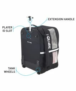 GRIT CUBE JUNIOR HOCKEY WHEEL BAG -Hockey Pants Sales Grit Cube Hockey Bag Exterior Handle