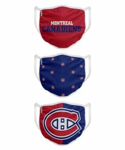 FOCO MONTREAL CANADIENS KIDS NON-MEDICAL FACE MASKS - 3 PACK