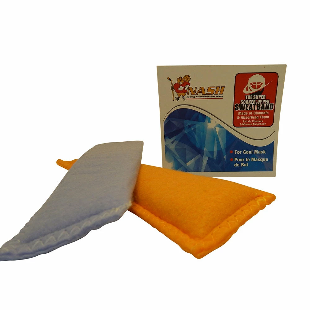 NASH CHAMOIS GOALIE REPLACEMENT SWEATBAND 3 NASH CHAMOIS GOALIE REPLACEMENT SWEATBAND