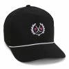 Spittin Chiclets PINK WHITNEY CREST ROPE HAT - BLACK
