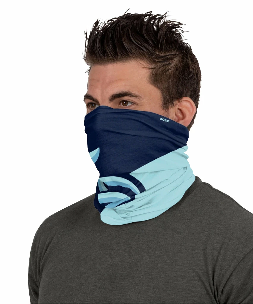FOCO SEATTLE KRAKEN KIDS BIG LOGO GAITER SCARF 4 FOCO SEATTLE KRAKEN KIDS BIG LOGO GAITER SCARF - Image 2