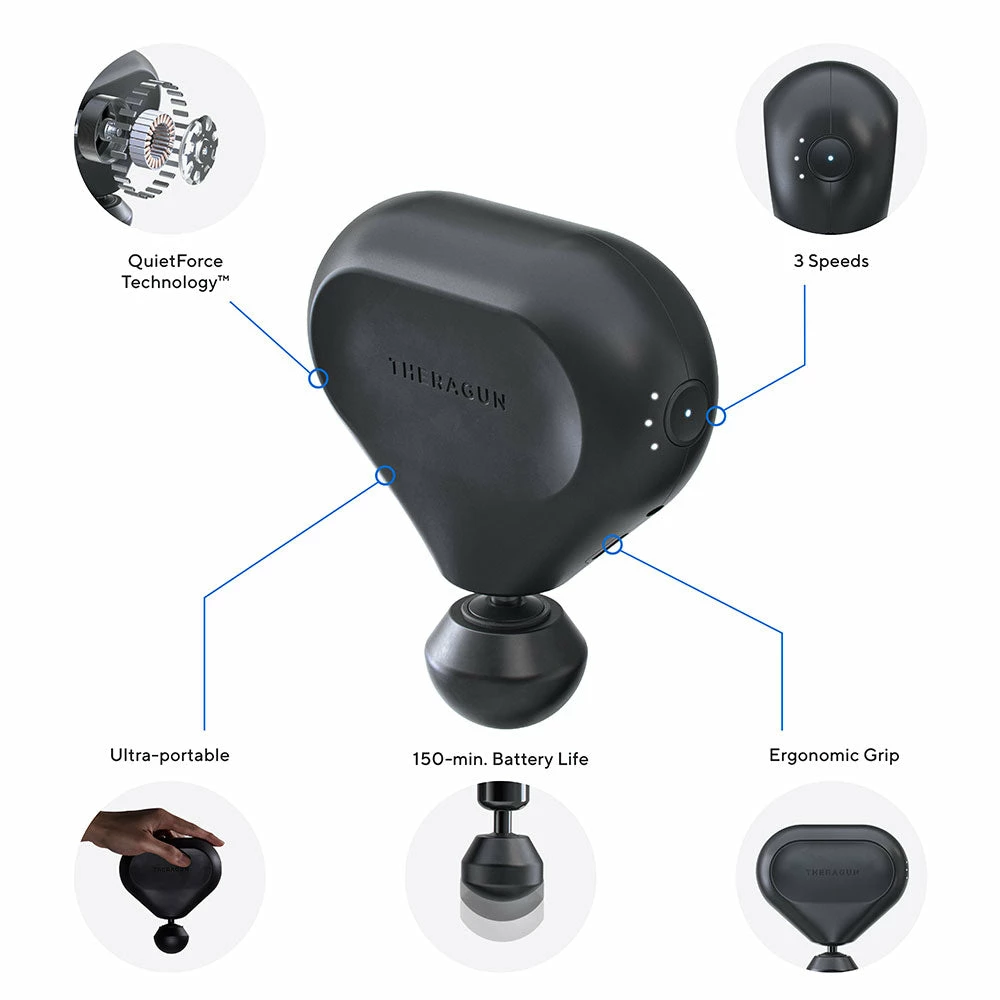 THERABODY THERAGUN G4 MINI - BLACK 4 THERABODY THERAGUN G4 MINI - BLACK - Image 2