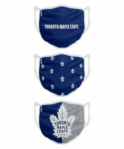 FOCO TORONTO MAPLE LEAFS KIDS NON-MEDICAL FACE MASKS - 3 PACK