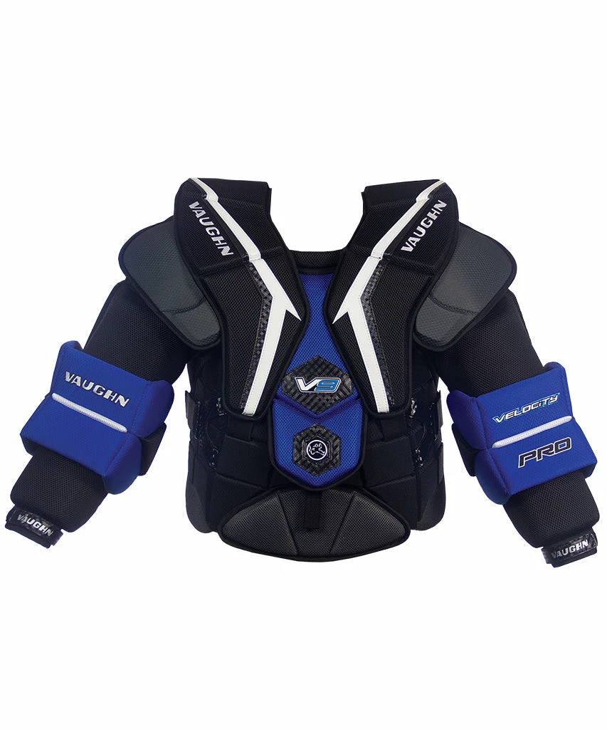 VAUGHN VELOCITY 9 PRO SENIOR GOALIE CHEST PROTECTOR 3 VAUGHN VELOCITY 9 PRO SENIOR GOALIE CHEST PROTECTOR