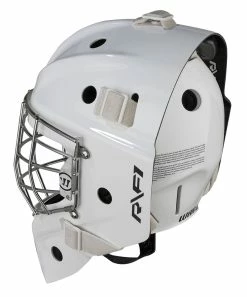 WARRIOR RITUAL R/F1 PRO SENIOR GOALIE MASK 12 WARRIOR RITUAL R/F1 PRO SENIOR GOALIE MASK -Hockey Pants Sales WARRIOR RITUAL RF1 PRO GOALIE BACK