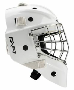 WARRIOR RITUAL R/F1 PRO SENIOR GOALIE MASK 11 WARRIOR RITUAL R/F1 PRO SENIOR GOALIE MASK -Hockey Pants Sales WARRIOR RITUAL RF1 PRO GOALIE SIDE