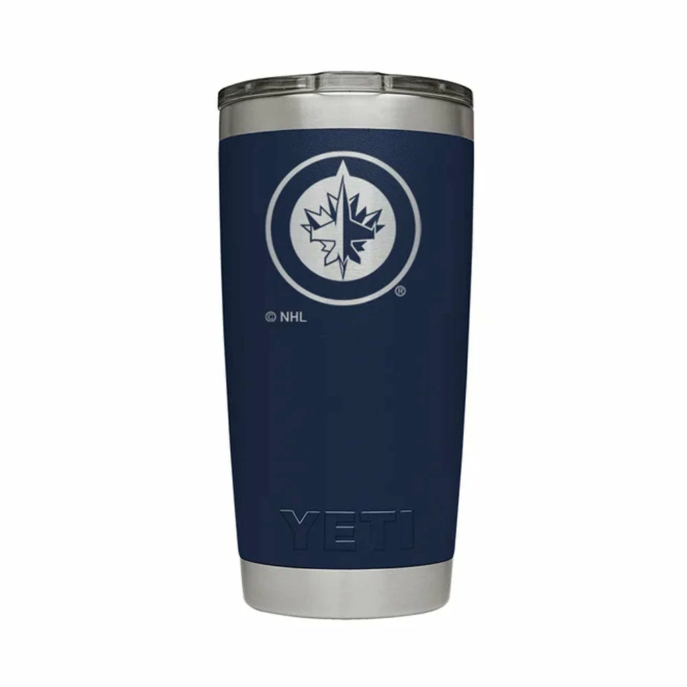 WINNIPEG JETS YETI RAMBLER 20OZ TUMBLER 3 WINNIPEG JETS YETI RAMBLER 20OZ TUMBLER