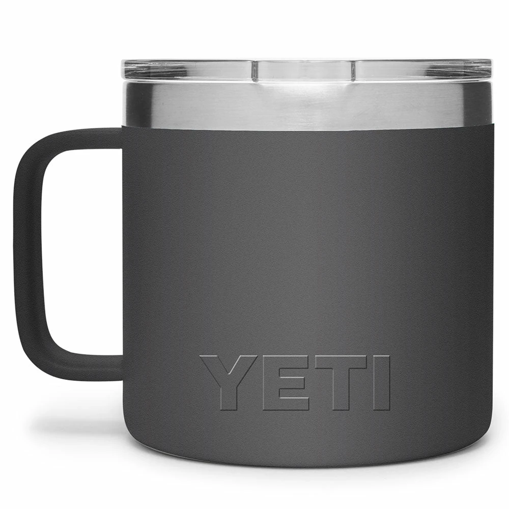 YETI RAMBLER 14 OZ MUG CHARCOAL 4 YETI RAMBLER 14 OZ MUG CHARCOAL - Image 2
