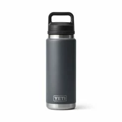 YETI RAMBLER 26 OZ BOTTLE CHUG CHARCOAL