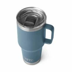 YETI RAMBLER 30 OZ TRAVEL MUG NORDIC BLUE -Hockey Pants Sales YETI RAMBLER 30 OZ TRAVEL MUG NORDIC BLUE ONE