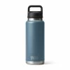 YETI RAMBLER 36 OZ BOTTLE CHUG NORDIC BLUE