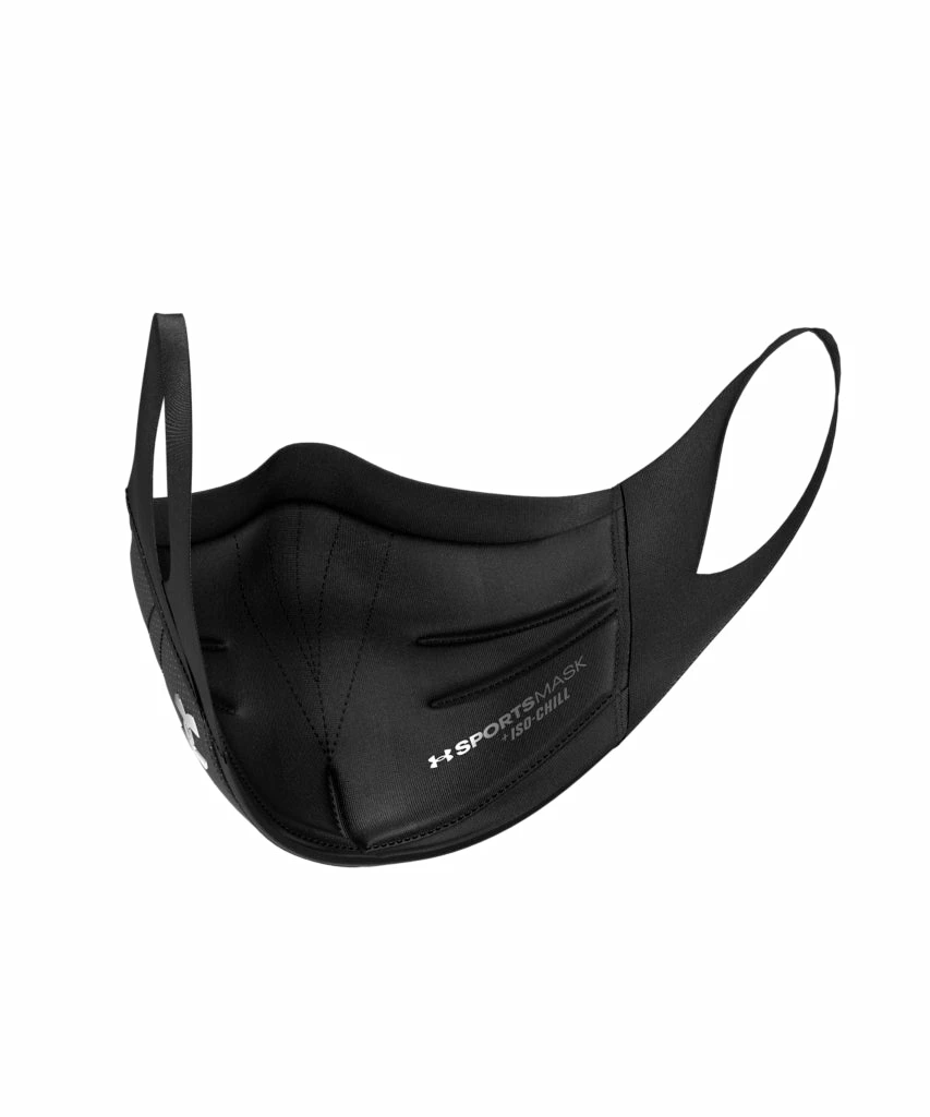 UNDER ARMOUR MEN'S NON-MEDICAL SPORTS FACE MASK - BLACK 4 UNDER ARMOUR MEN'S NON-MEDICAL SPORTS FACE MASK - BLACK - Image 2